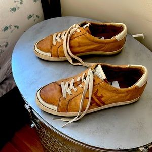 Frye leather sneakers size 8